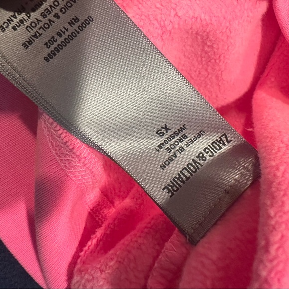 zadig & voltaire electric pink sweater xs art is truth - Picture 4 of 6